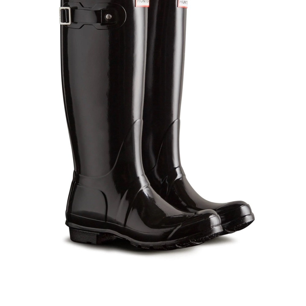 Black Tall Rain Boots